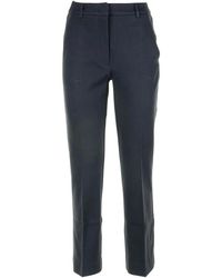 Weekend by Maxmara - Broeken ,Blauw ,Straight Broeken - Lyst