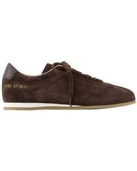 Common Projects - Braune Leder-Fahrerschuh-Sneaker - Lyst