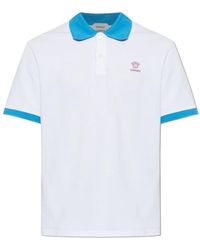 Versace - Polo Met Geborduurd Logo - Lyst