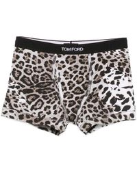 Tom Ford - Leopard Katoenen Boxer Briefs - Lyst