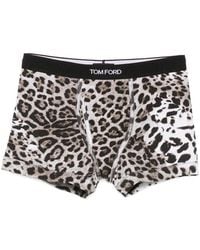 Tom Ford - Leopard-Print Boxers - Lyst