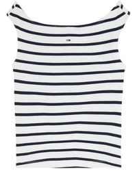 Tommy Hilfiger - Casual Bootausschnitt Top - Lyst