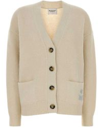 Isabel Marant - Truien & Vesten ,Wit ,Leer Eborah Cardigan - Lyst