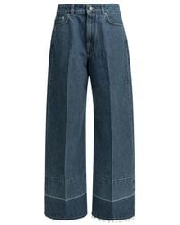 Givenchy - High-Waisted Wide-Leg Denim Jeans - Lyst