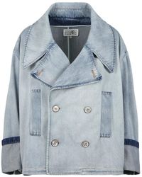 MM6 by Maison Margiela - Denim Jackets - Lyst