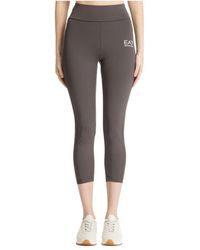 EA7 - Einfache Leggings Mit Elastischem Bund Und Tasche - Lyst