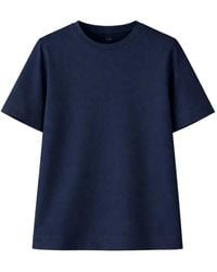 Gran Sasso - Tops ,Blauw ,Katoen Filo Di Scozia T-Shirt - Lyst