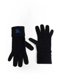 Burberry - Gestrickte cashmere handschuhe - Lyst