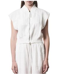 Thom Krom - Jassen ,Wit ,Katoen W J 219 Vest - Lyst