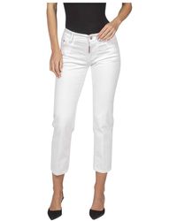 DSquared² - Jeans ,Wit ,Pantalone 5 Tasche - Lyst
