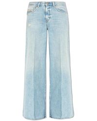 DIESEL - Jeans > wide jeans - Lyst
