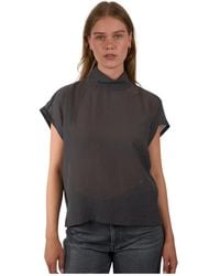 DRYKORN - Overhemden ,Grijs ,Alaria Blouse - Lyst