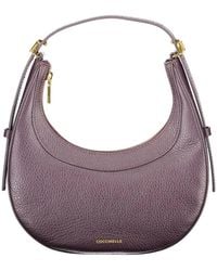 Coccinelle - Lila Leder Damen Handtasche - Lyst