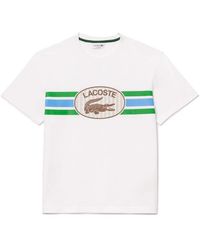 Lacoste - Tops > t-shirts - Lyst