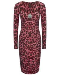 Roberto Cavalli - Midi Dresses - Lyst