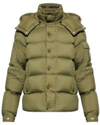 Moncler - Jassen ,Groen ,Leer Maya Down Jacket - Lyst