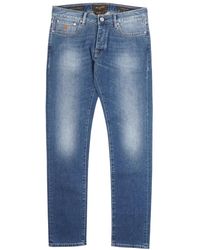 Moorer - Rechte Jeans - Lyst
