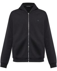 Acne Studios - Face Logo Zip Hoodie - Lyst