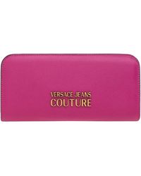 Versace - Clutch con cerniera in materiale sintetico e custodia originale - Lyst