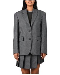 MSGM - Single-Breasted Blazer - Lyst