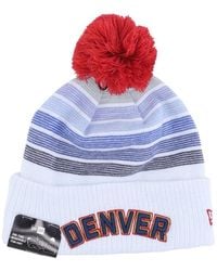 KTZ - Accessoires ,Veelkleurig ,Nba City Night Pom Pom Beanie - Lyst