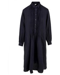 Aspesi - Kleedjes ,Blauw ,Katoen Overhemdjurk - Lyst