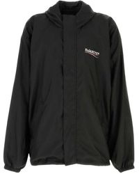 Balenciaga - Waterdichte Jas Met Capuchon - Lyst