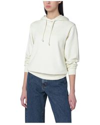 A.P.C. - Hoodies & Sweatvesten ,Wit ,Katoen Standard Grand Vpc Hoodie - Lyst