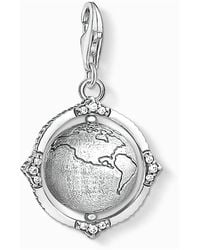 Thomas Sabo - Vintage globe carrier charm pendente - Lyst