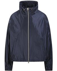 Herno - Jassen ,Blauw ,Polyester New Techno Taffeta Jacket - Lyst