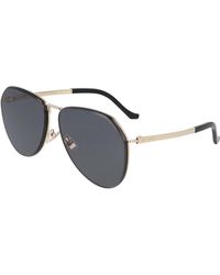 Etro - Stilosi occhiali da sole pilota in metallo - Lyst