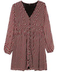 Alix The Label Star Chiffon Jurk - Rood