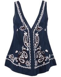 P.A.R.O.S.H. - Blusa C/Ricamo - Lyst