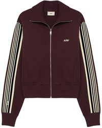 Autry - Hoodies & Sweatvesten ,Bruin ,Gebreid Viscose Volledige Rits Jas - Lyst