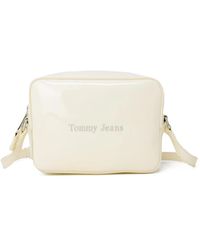 Tommy Hilfiger - Weiße reißverschlusstasche - Lyst