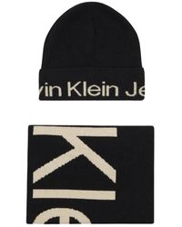 Calvin Klein - Set sciarpa e cappello - collezione noir - Lyst