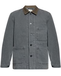 Officine Generale - Jacke Mit Cordkragen - Lyst