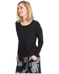 Joseph Ribkoff - Overhemden ,Zwart ,Polyester Top - Lyst
