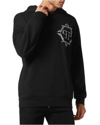 Philipp Plein - Hoodie Sweatshirt Chrome - Lyst