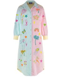 SUSANNA BLU - Shirt Dresses - Lyst