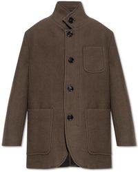 Ami Paris - Single-Breasted Coats - Lyst