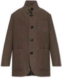 Ami Paris - Single-Breasted Coats - Lyst