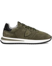 Philippe Model - Schoenen ,Groen ,Katoen Sneakers Tropez 2.1 Running - Lyst