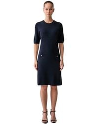 Joop! - Kleedjes ,Blauw ,Mini T-Shirt Jurk - Lyst