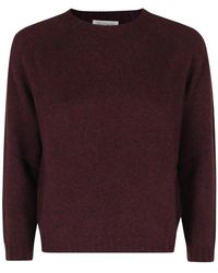 Roberto Collina - Rundhals-Pullover - Lyst