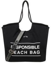 V73 - Schwarze taschen für stilvolles aussehen - Lyst