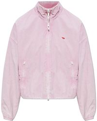 DIESEL - Jassen ,Roze ,Nylon G-Leamer Jas - Lyst