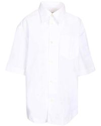 Ami Paris - Overhemden ,Wit ,Short Sleeve Shirt - Lyst