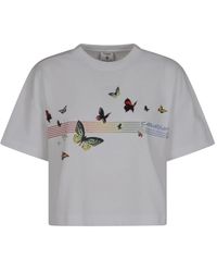 CASABLANCA - Cotton T-Shirt With Logo - Lyst