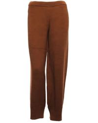 Akep - Broeken ,Bruin ,Pantalone - Lyst